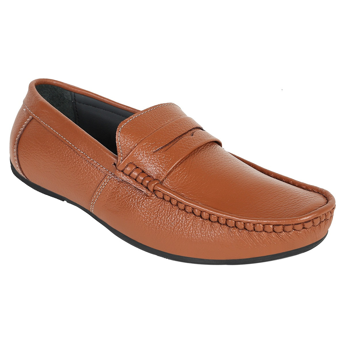 Tan Leather Loafers for Men - SeeandWear