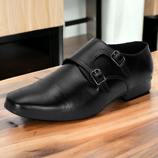 double monk strap shoes - SeeandWear