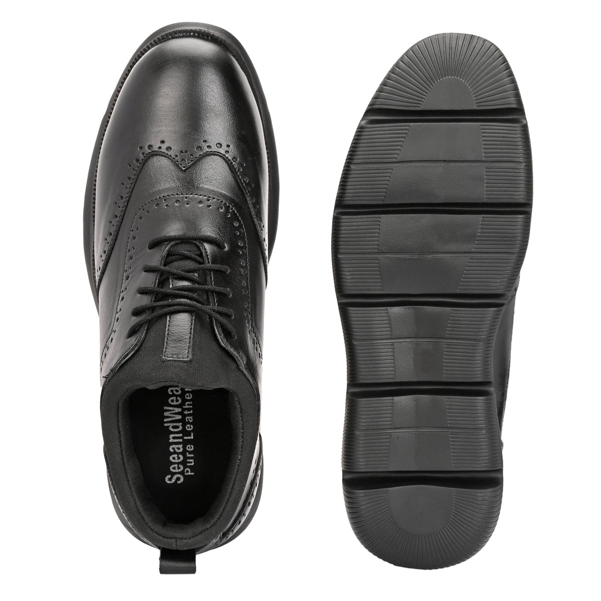 Pure Leather Formal Comfortable Phylon Sole Shoes For Men