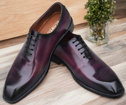 Greyson Wholecut Leather Sole Shoes - SeeandWear