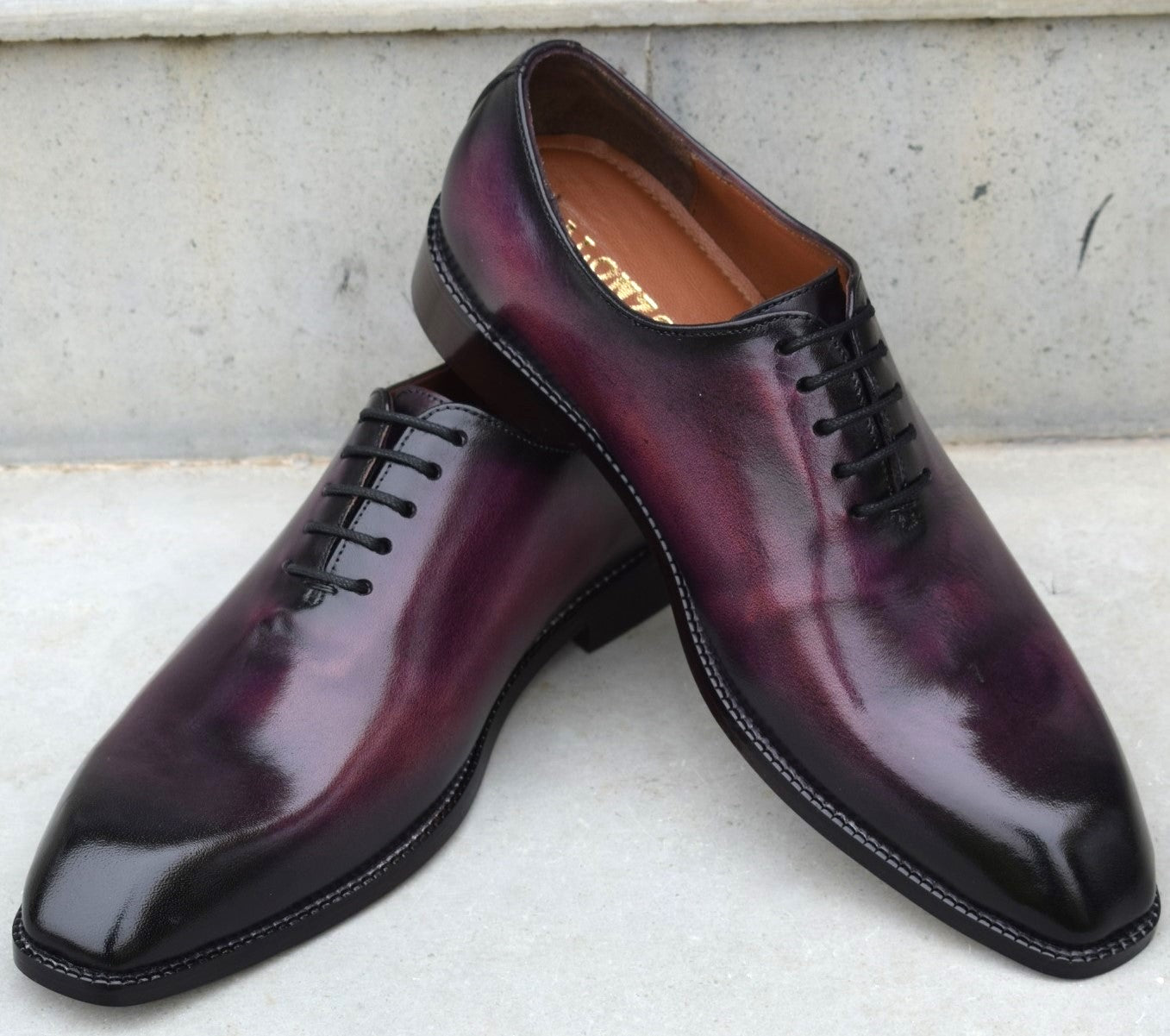 Greyson Wholecut Leather Sole Shoes - SeeandWear