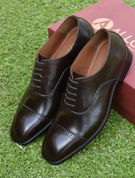 Robert Handmade Leather Brogue Shoes - SeeandWear