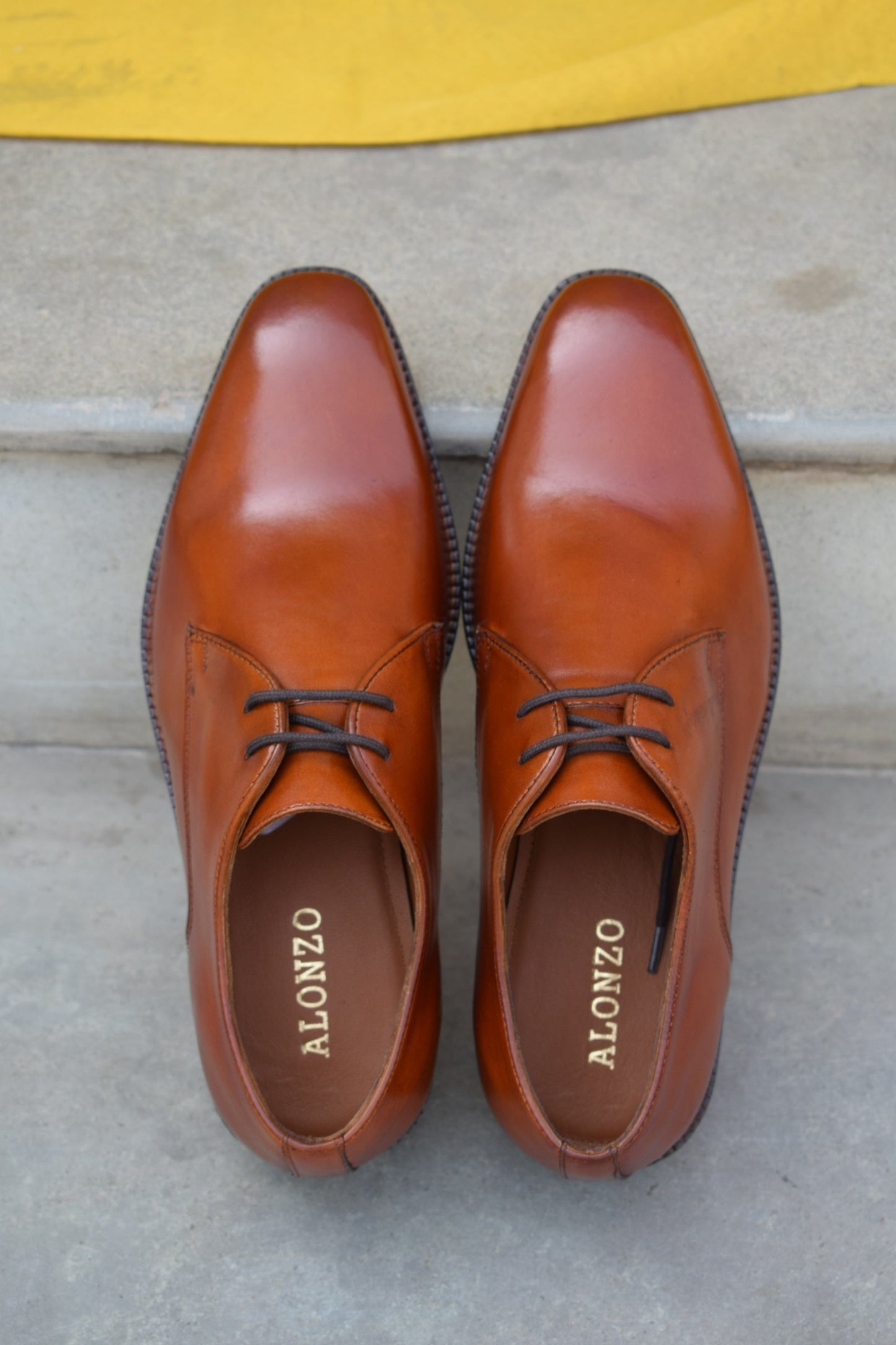 Grant Handmade Leather Sole Derby Shoes - SeeandWear