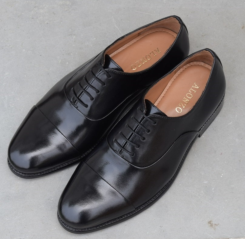 Kasper Oxford Leather Sole Shoes - SeeandWear