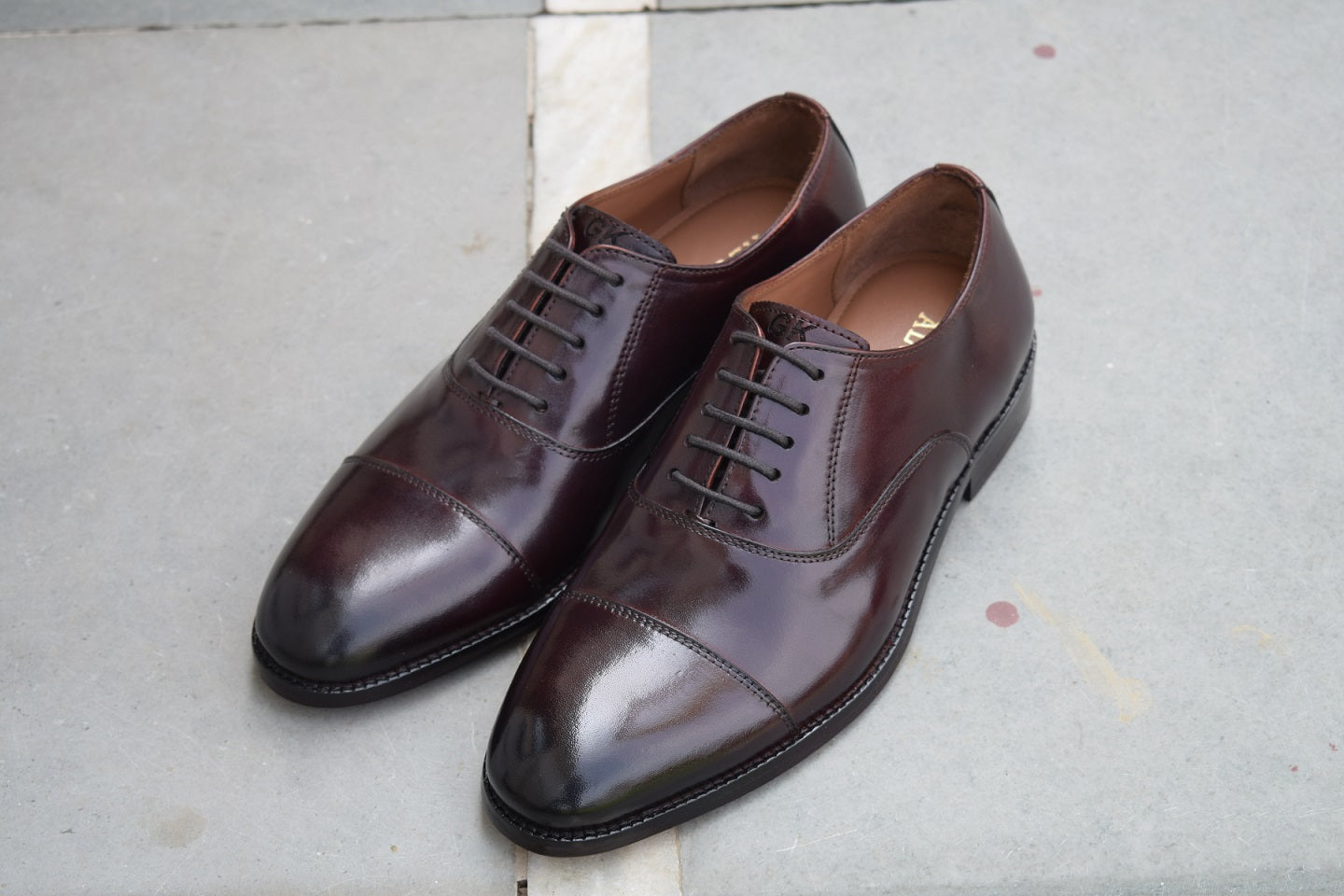 Custom Name Initials Handmade Leather Shoes - SeeandWear