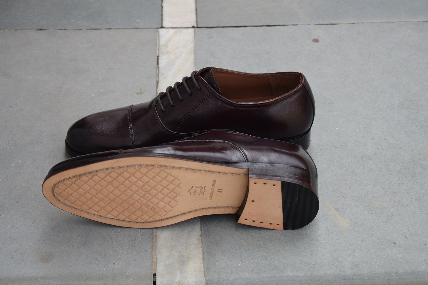 Custom Name Initials Handmade Leather Shoes - SeeandWear