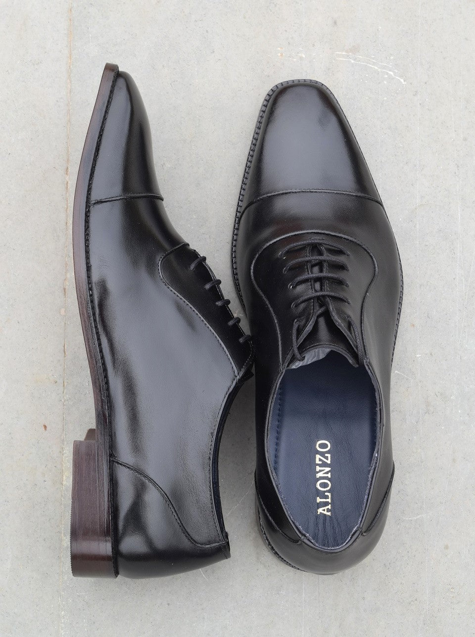 Grant Handmade Leather Sole Oxford Shoes - SeeandWear