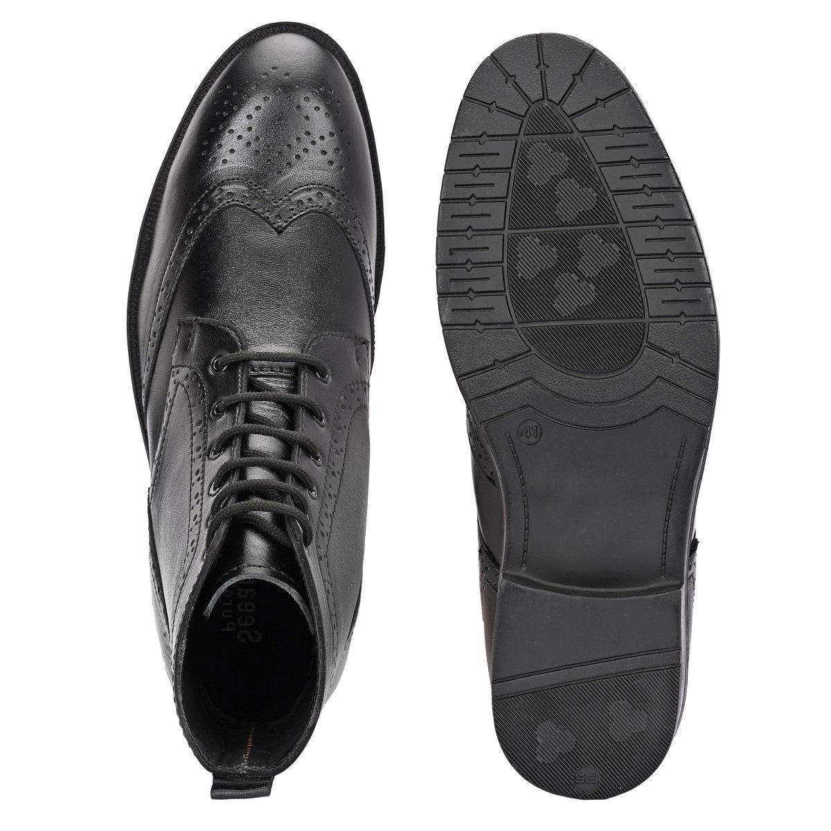 Seeandwear Leather Brogue Boot - SeeandWear