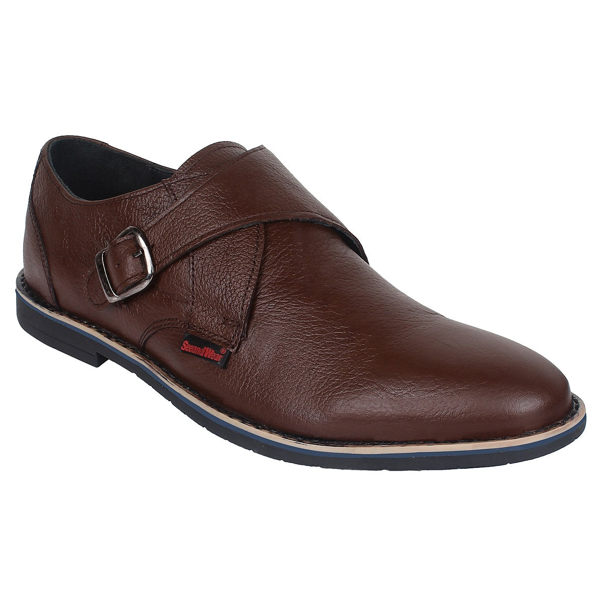Brown Monk Strap Shoes -Defective - SeeandWear