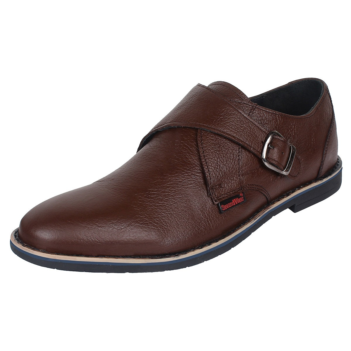 Brown Monk Strap Shoes -Defective - SeeandWear