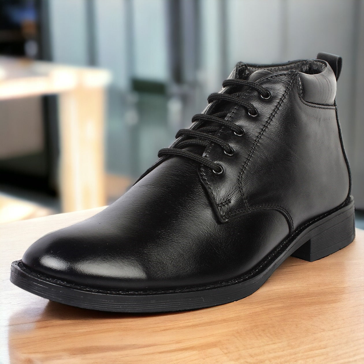Leather Ankle Boots - SeeandWear