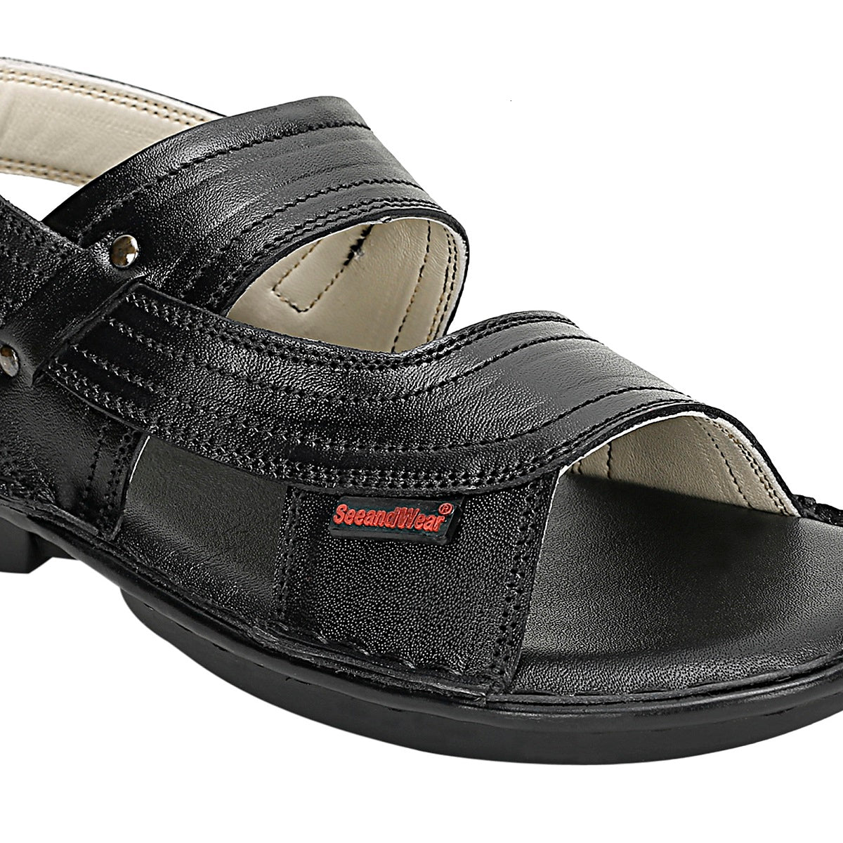 SeeandWea Leather Sandals For Men - SeeandWear
