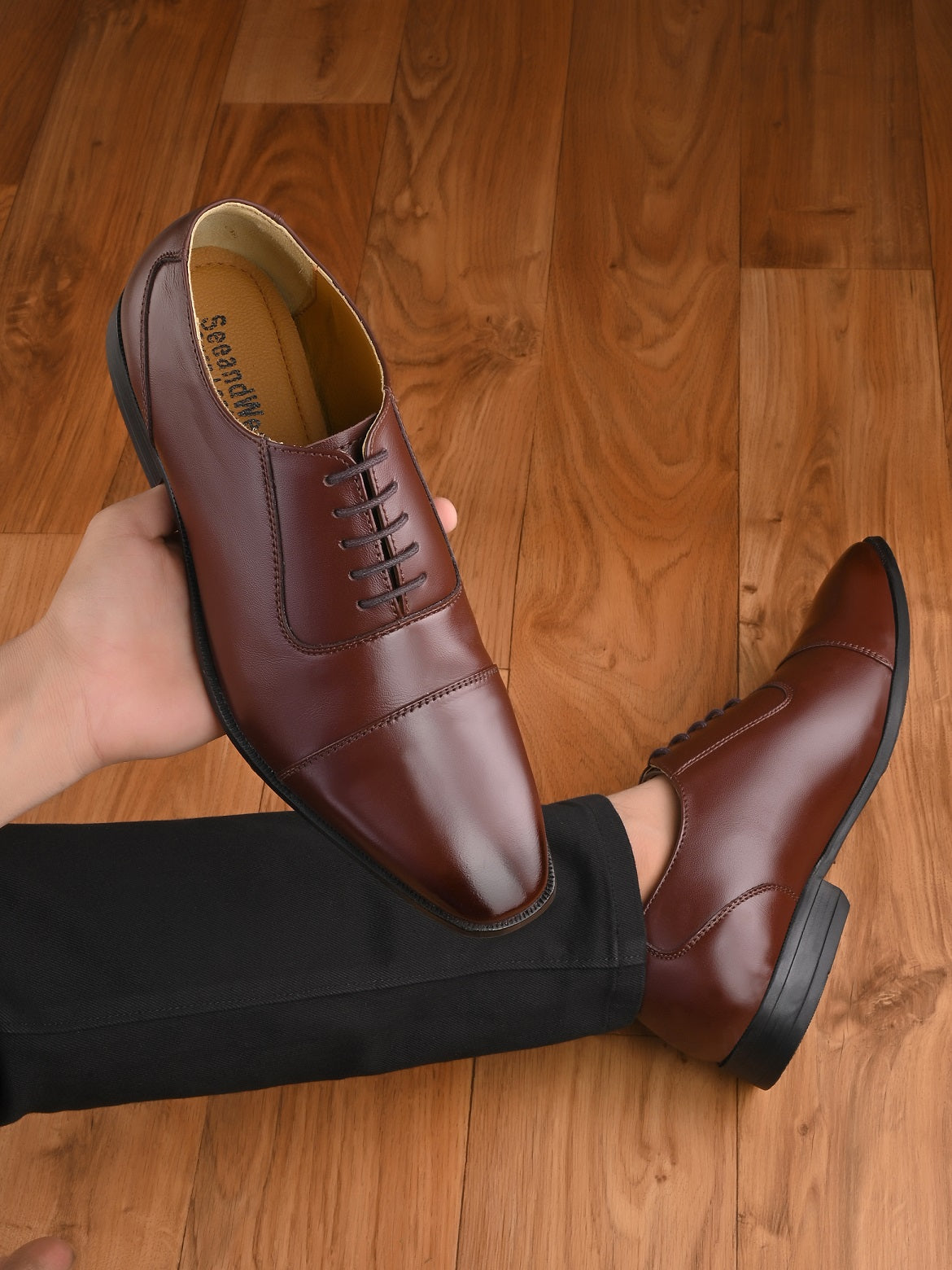 Oxford BrownHandmade Shoes - SeeandWear