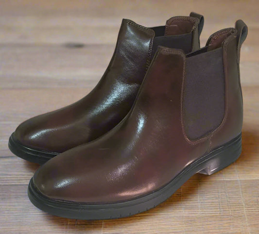 Brown Leather Chelsea Boots - Defective