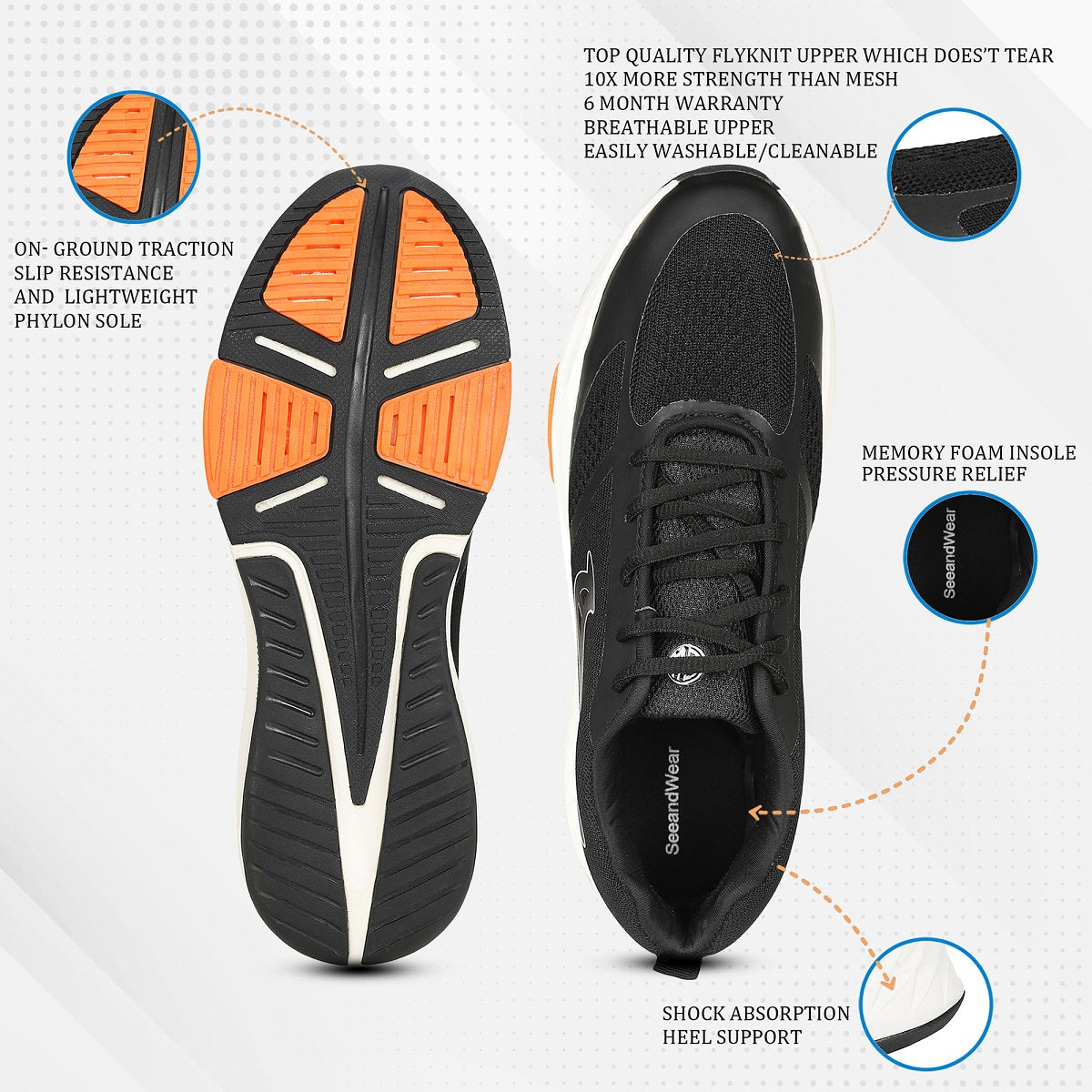 SeeandWear Velocity Sport Shoes For Men