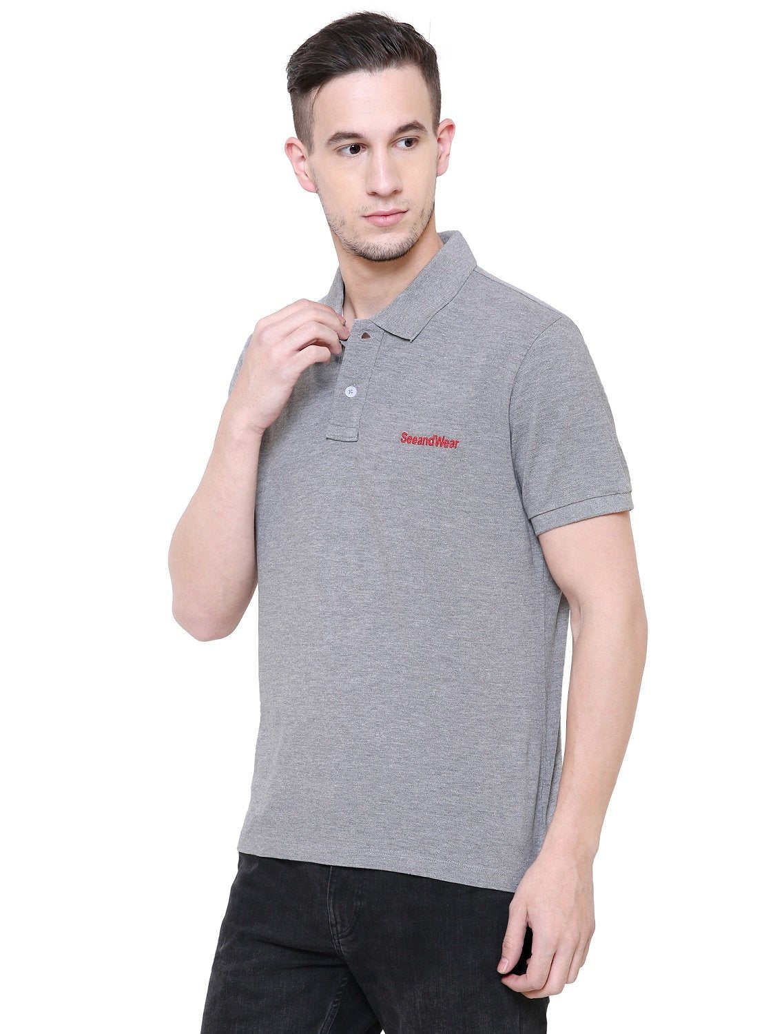 SeeandWear Men's Polo Collar T-Shirt - SeeandWear