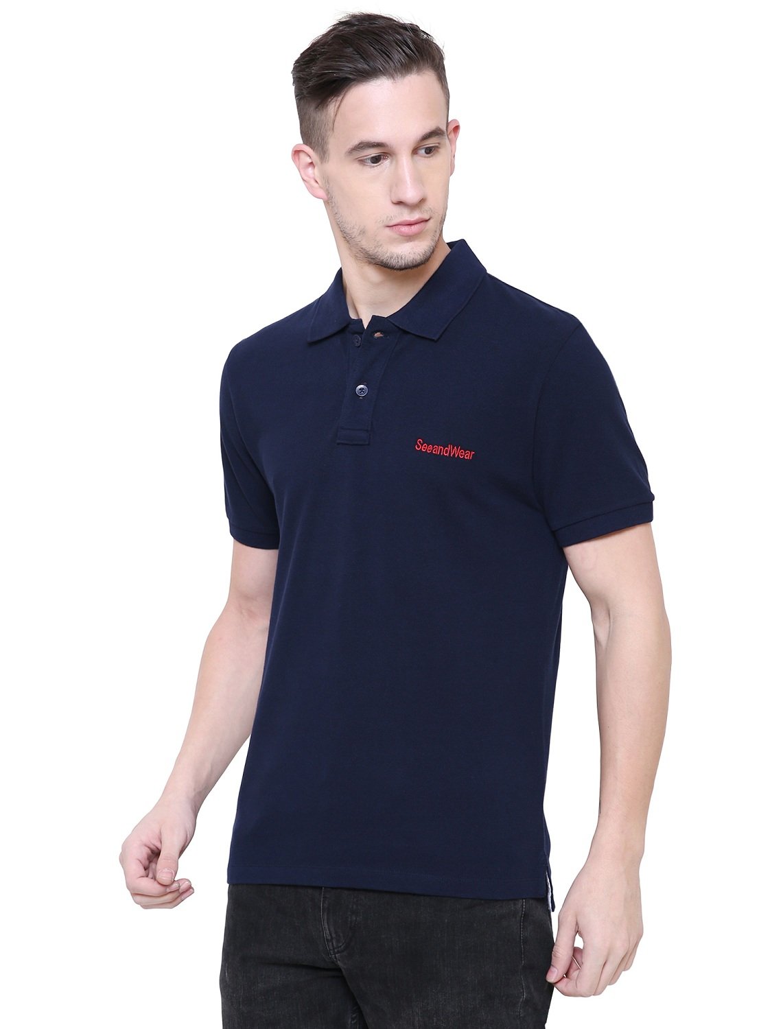 SeeandWear Men's Polo Collar T-Shirt - SeeandWear