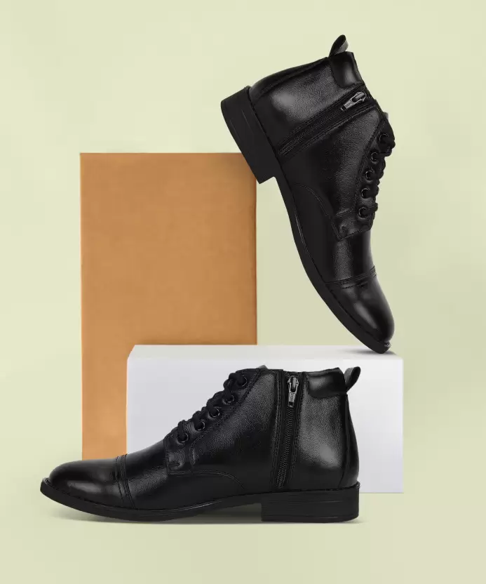 Zip Boots For Men - SeeandWear