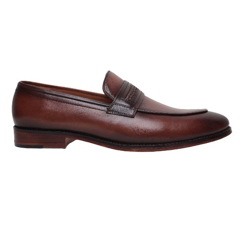 Matteo Weaving Slipon Leather Sole Shoes - SeeandWear