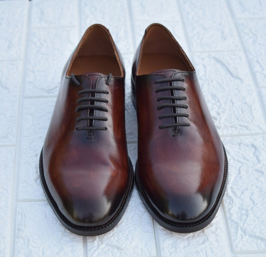 Evan Wholecut Handamade Leather Shoe - SeeandWear
