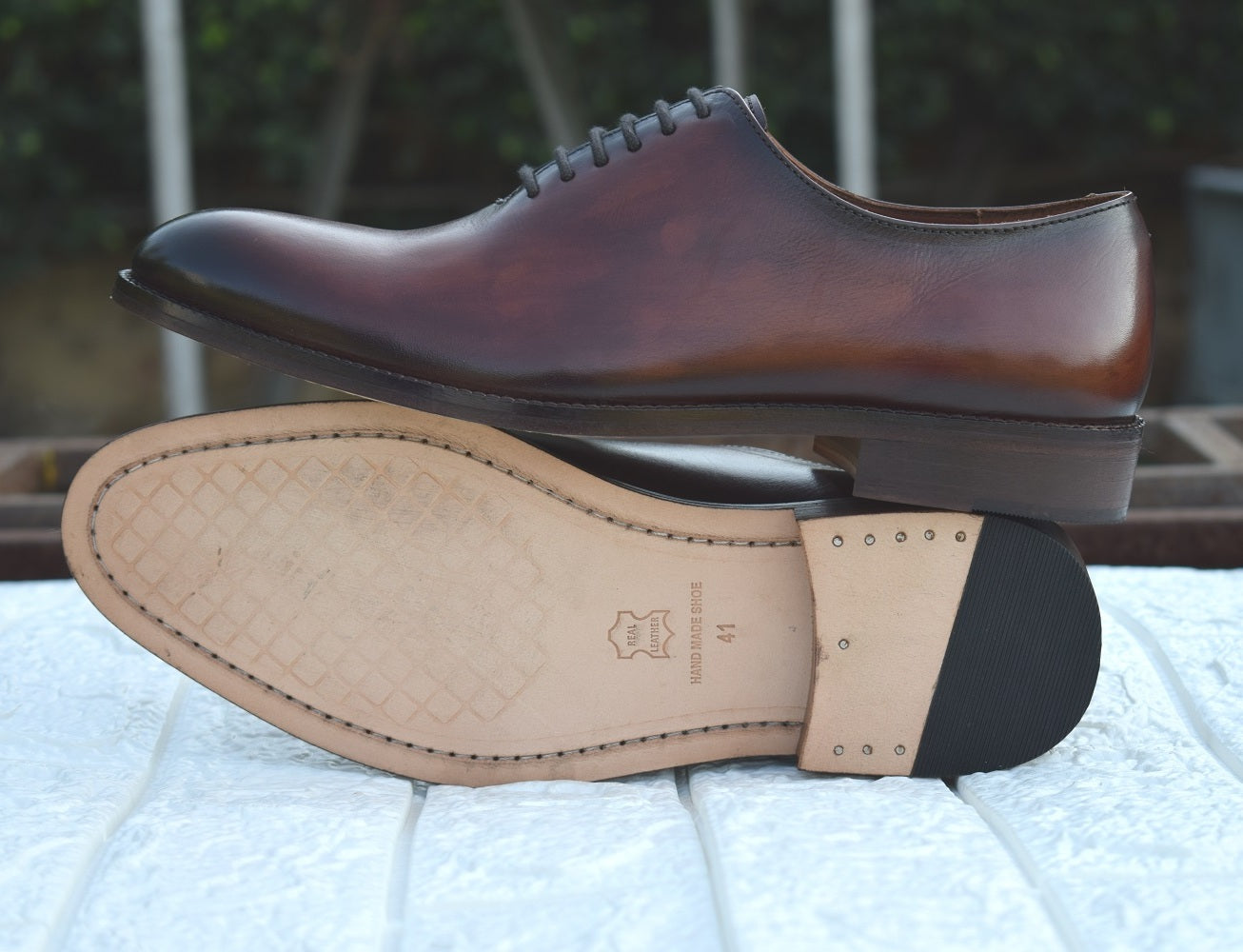 Evan Wholecut Handamade Leather Shoe - SeeandWear