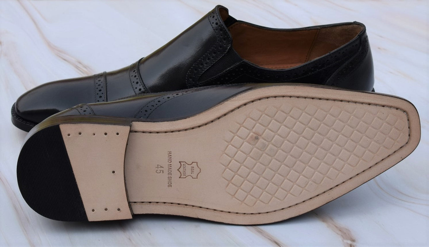 Grant Slipon Brouge Handmade Shoes for Men - SeeandWear