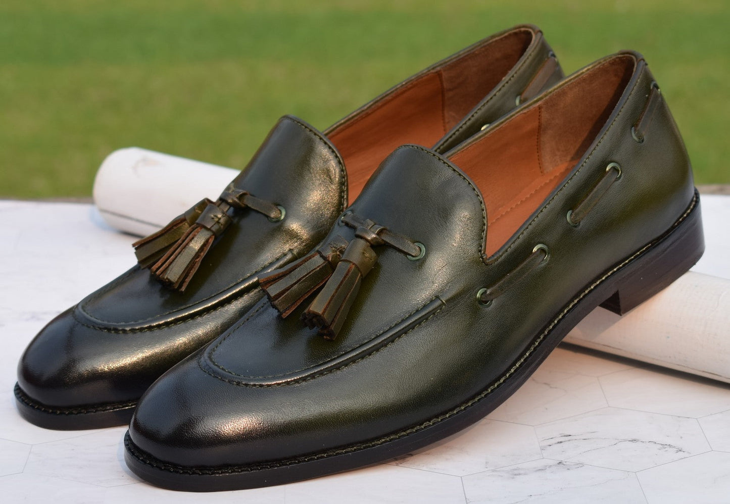 Marcos Green Handmade Shoes - SeeandWear