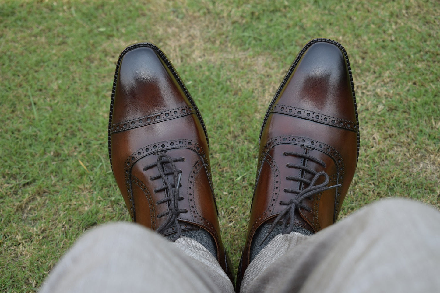 Oxford Handmade Leather Shoes - SeeandWear