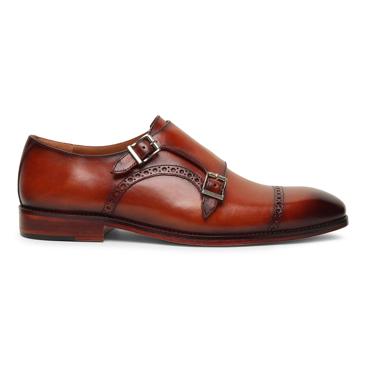 Style Double Monk Strap Handmade Shoes - SeeandWear