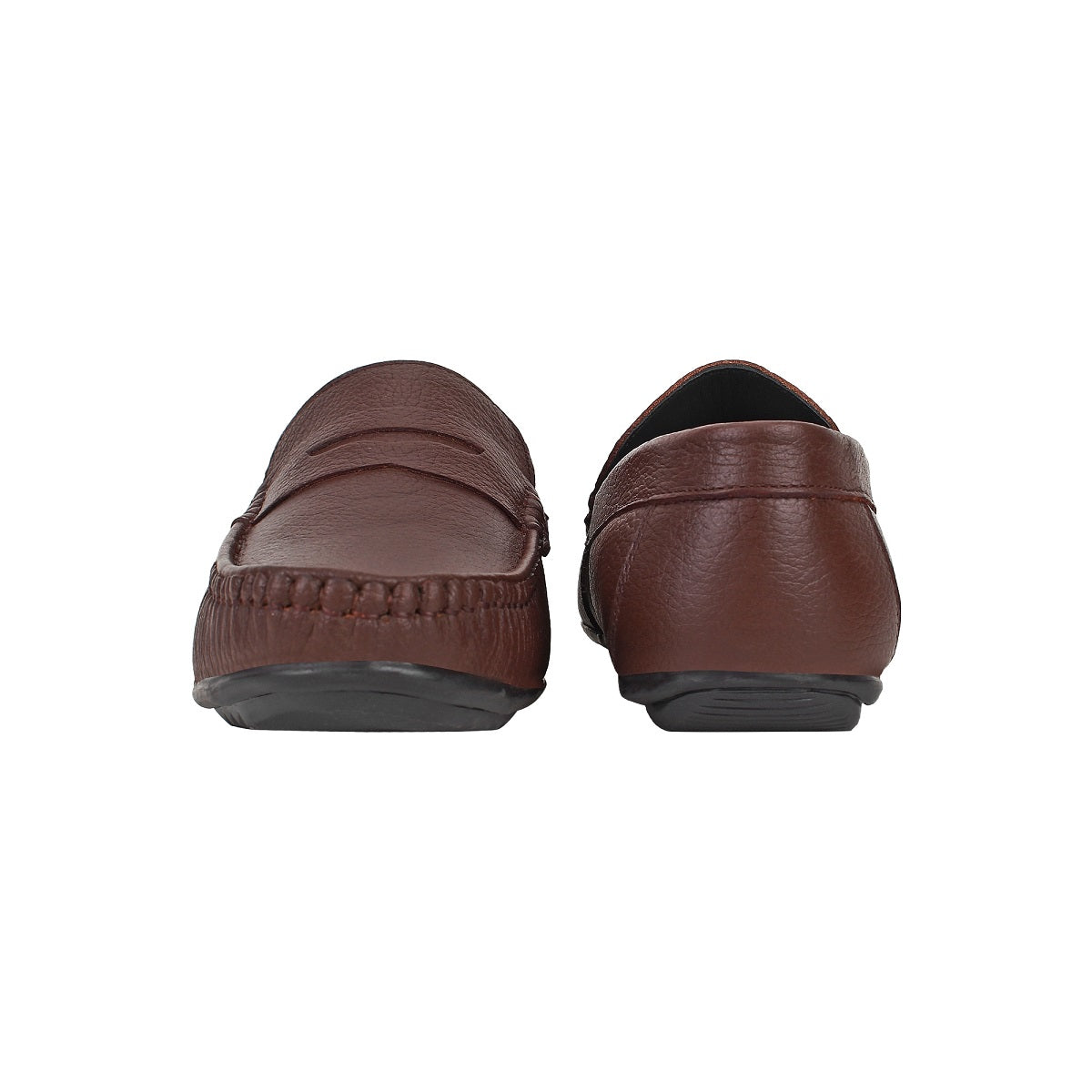 Brown Leather Loafers for Men