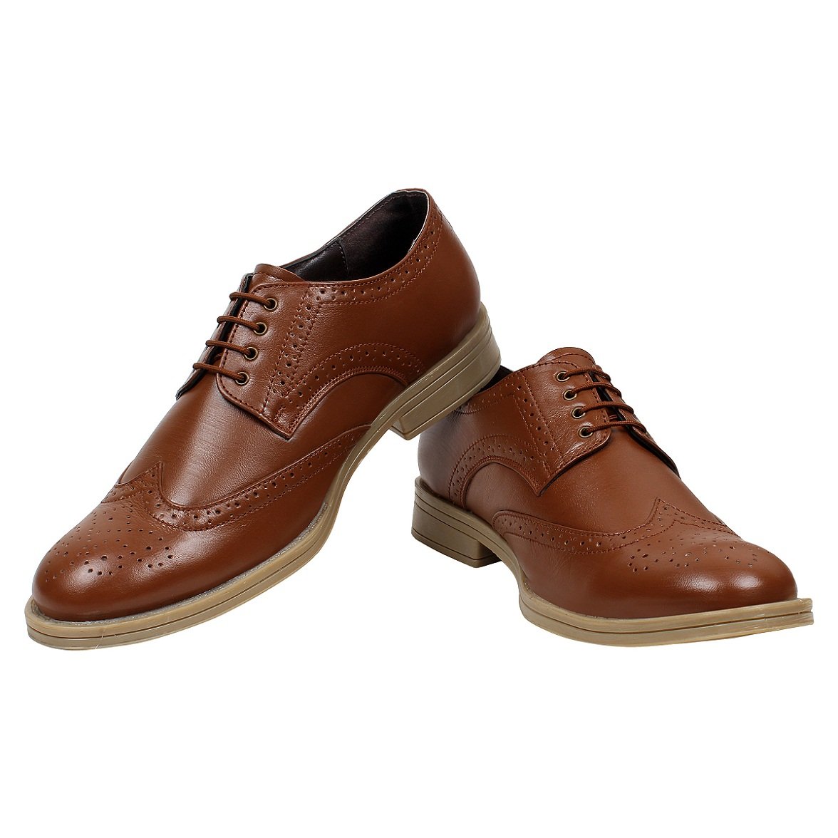 SeeandWear Tan Best Brogue Shoes For Men - SeeandWear