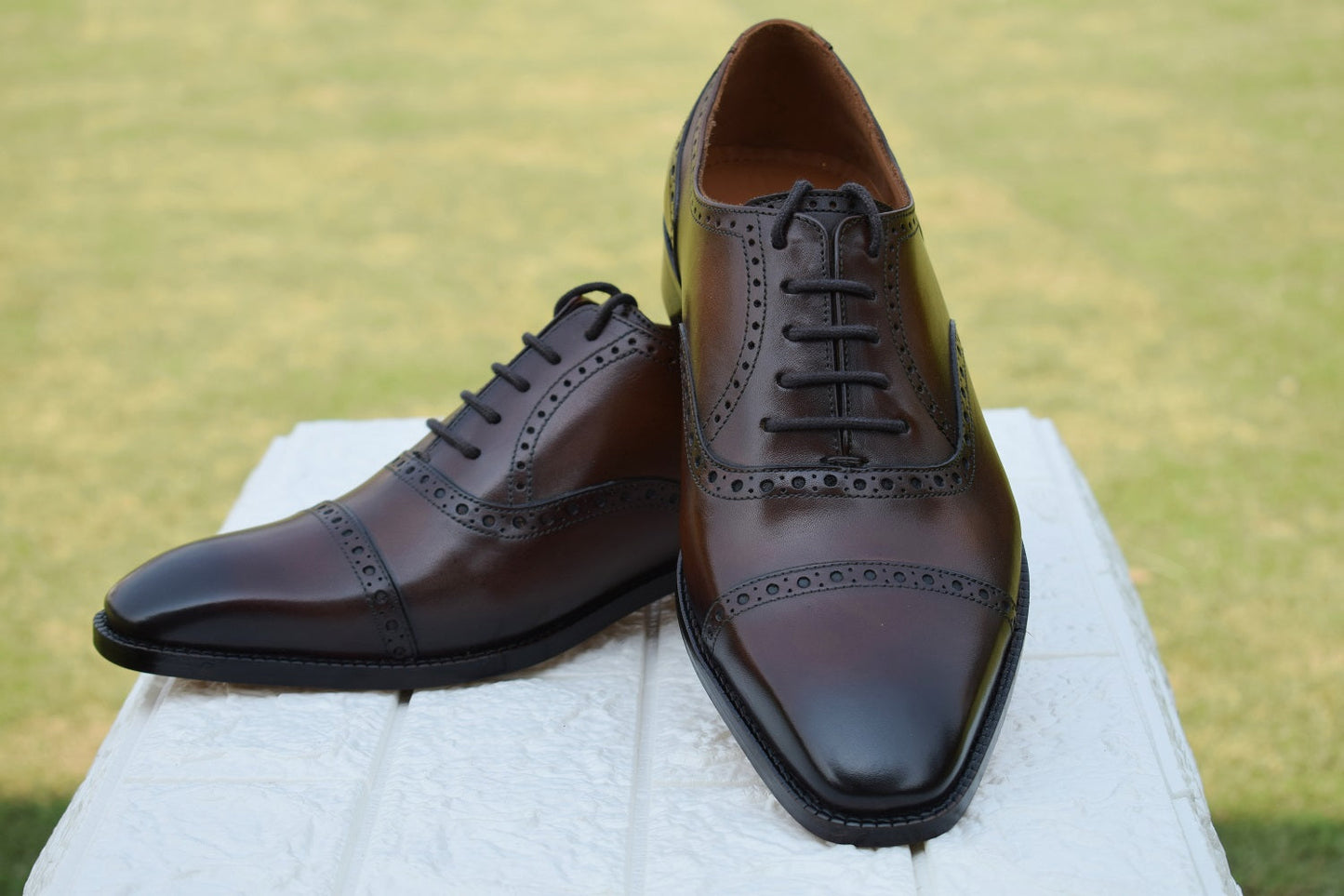 Oxford Handmade Leather Shoes - SeeandWear