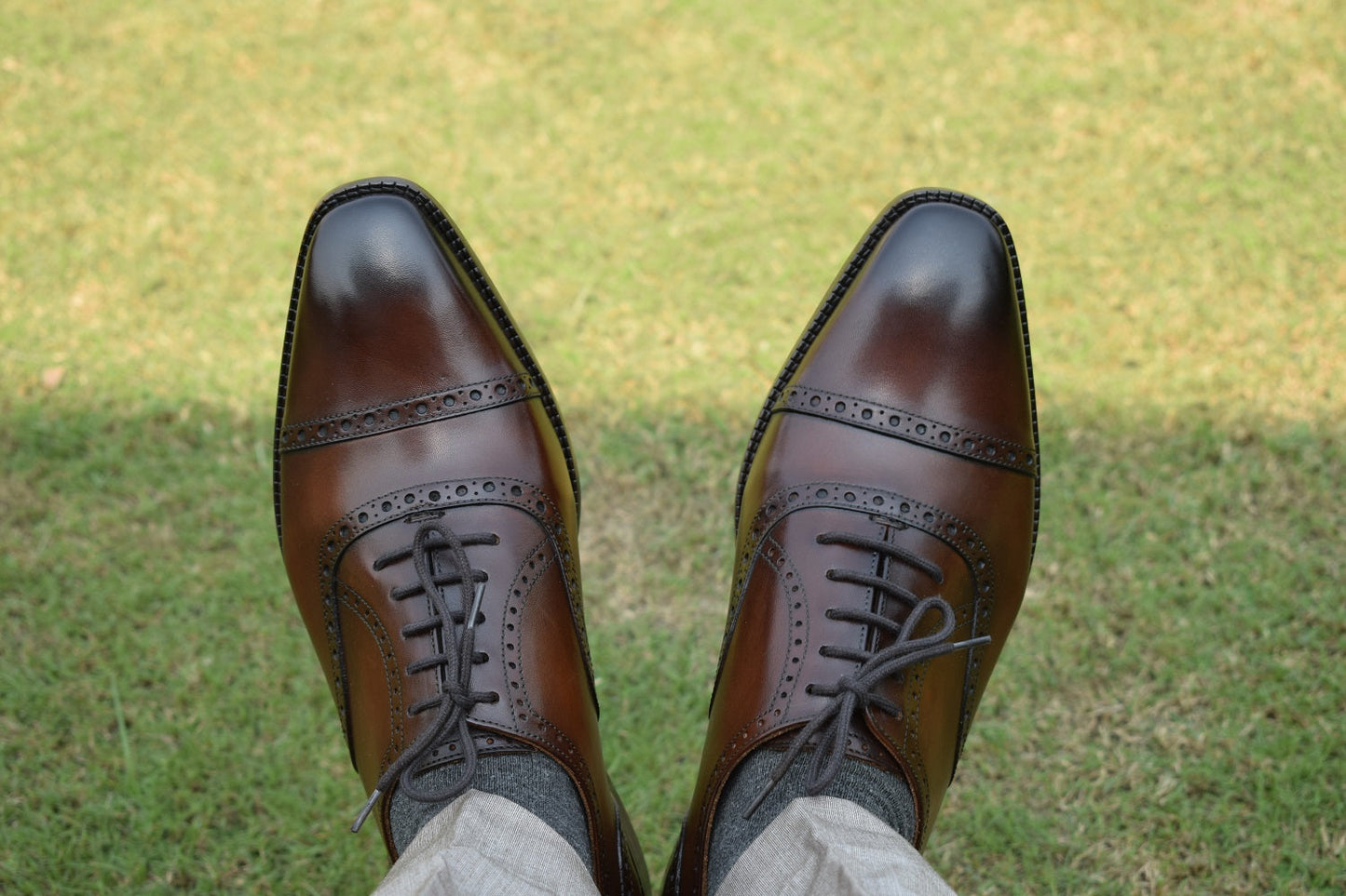 Oxford Handmade Leather Shoes - SeeandWear