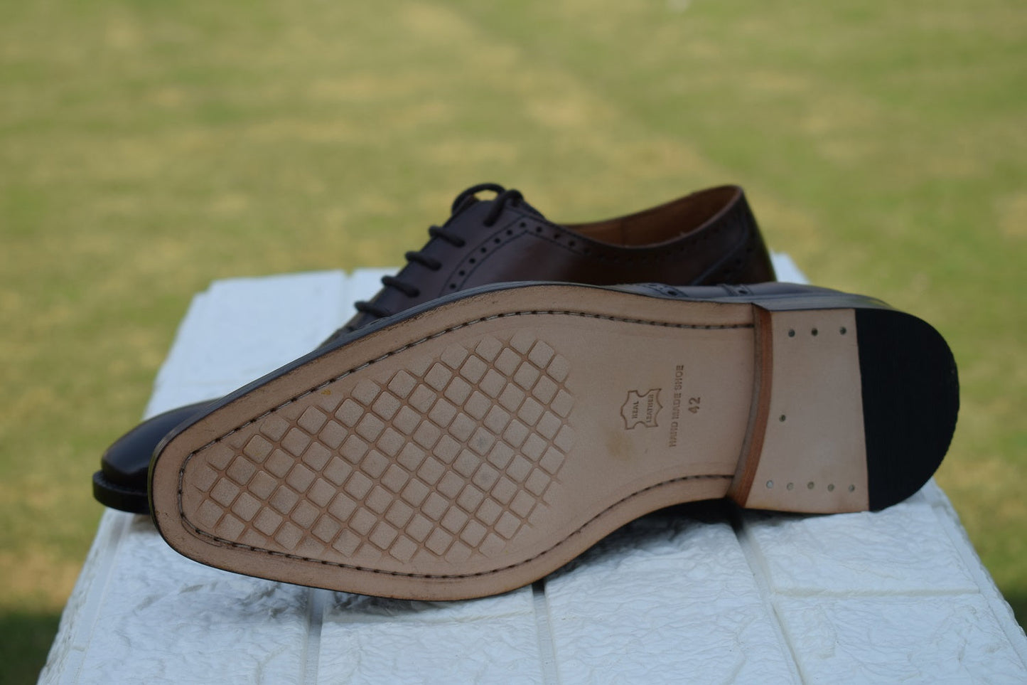 Oxford Handmade Leather Shoes - SeeandWear