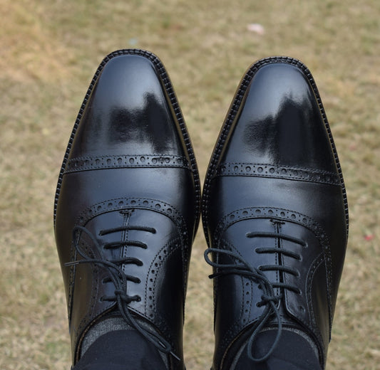 Grant Handmade Oxford Brogue Shoes - SeeandWear