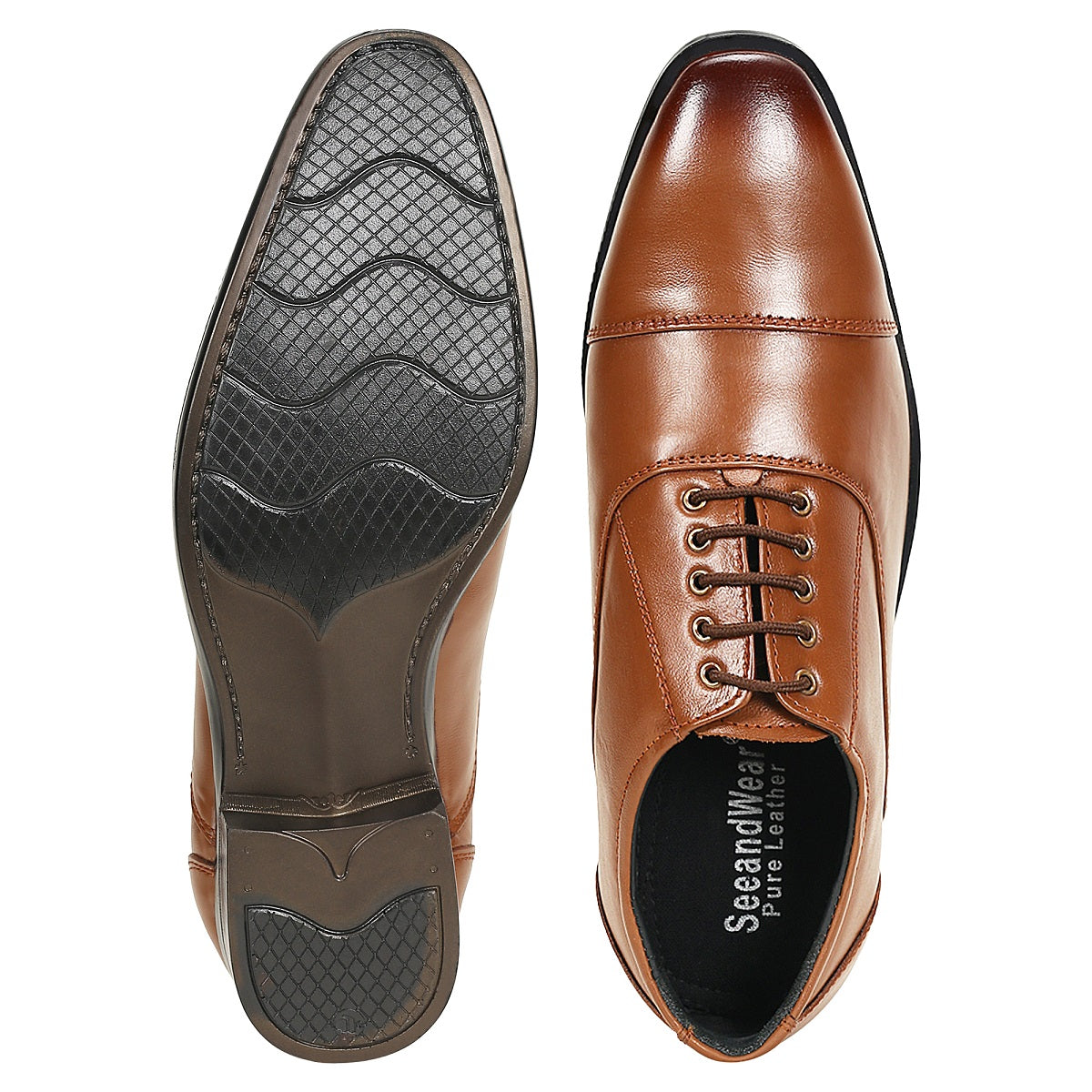 Charles Oxford Leather Formal Shoes - Defective - SeeandWear