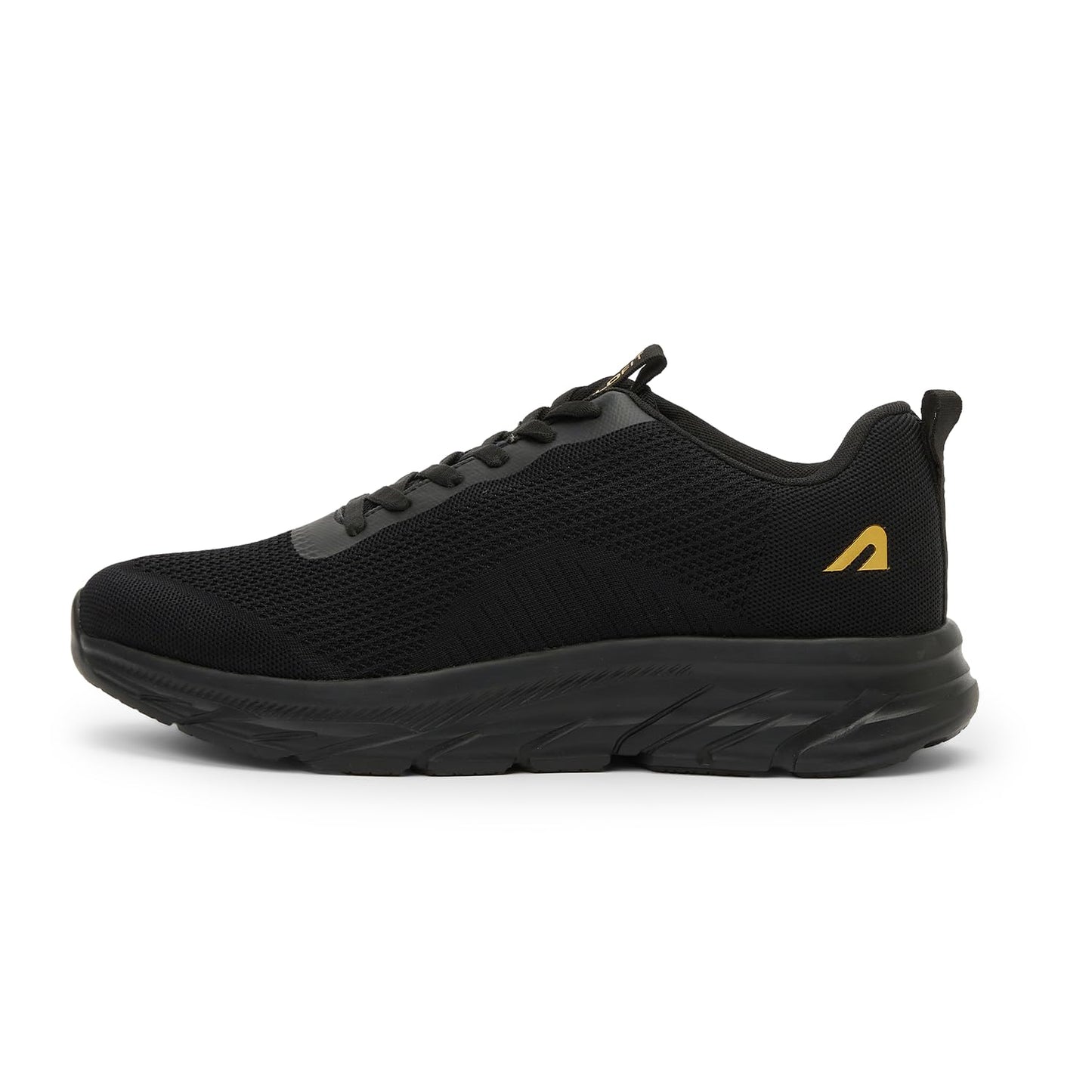 Boldfit Black Running Comfortable Sports Shoes for Men | Running Lightweight Gym Shoe for Men | Workout Soft Cushioned Walking Shoe for Men | Anti Slip Gym Footwear