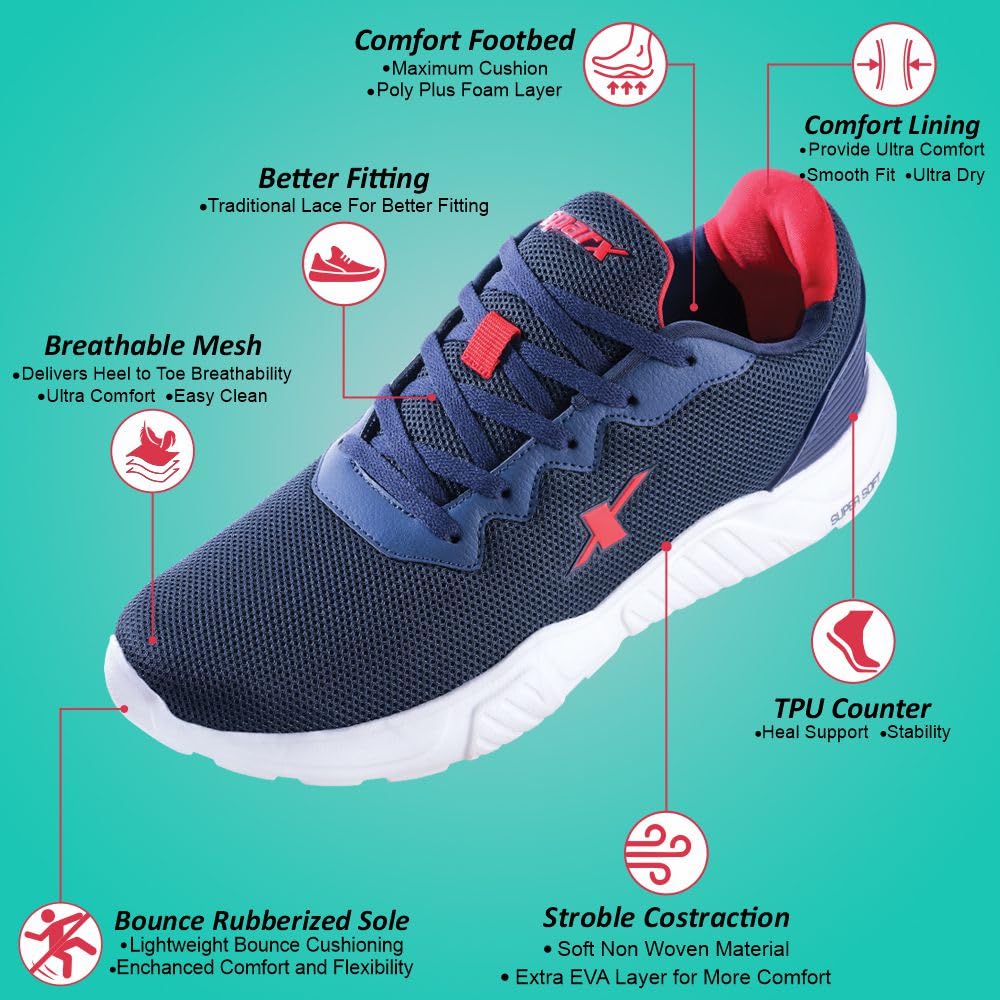 SPARX Mens Sm-648 Sports Shoes