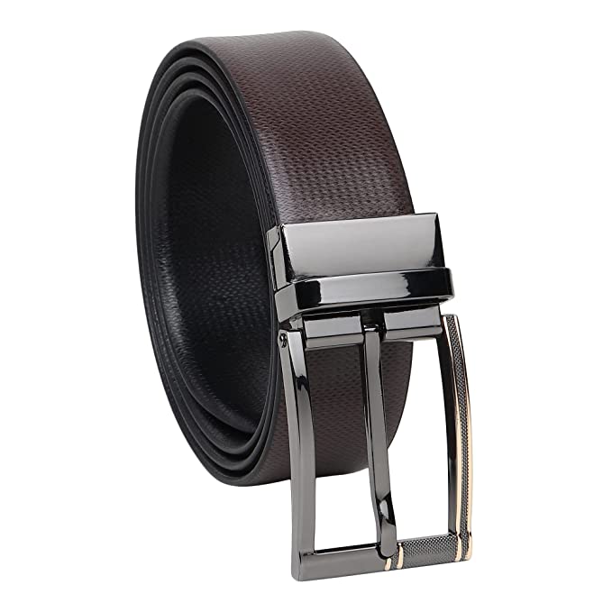 Pure Leather Reversible belt (34MM Wide) - Defective