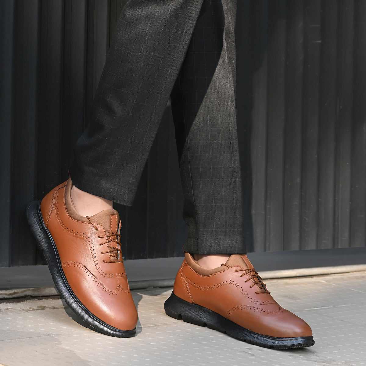 Pure Leather Formal Comfortable Phylon Sole Shoes For Men