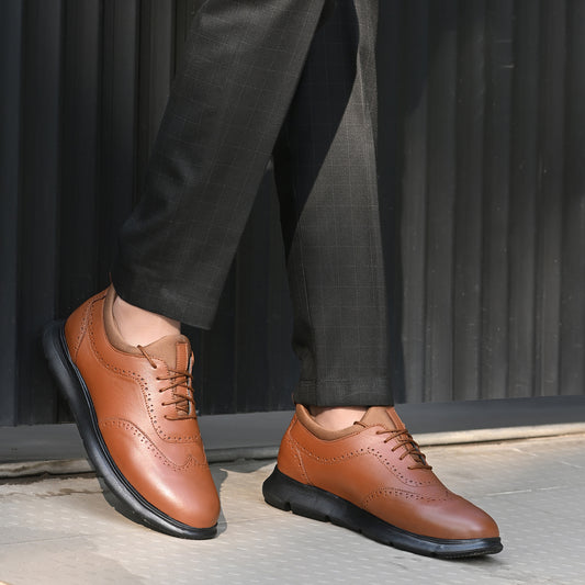 Pure Leather Formal Comfortable Phylon Sole Shoes For Men