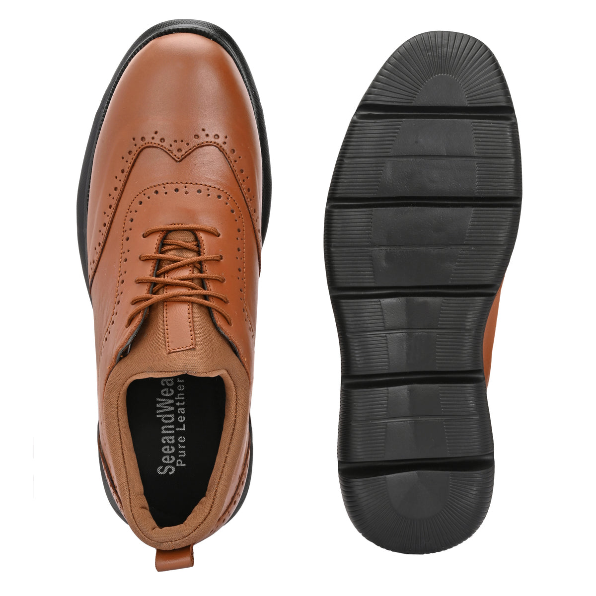 Pure Leather Formal Comfortable Phylon Sole Shoes For Men