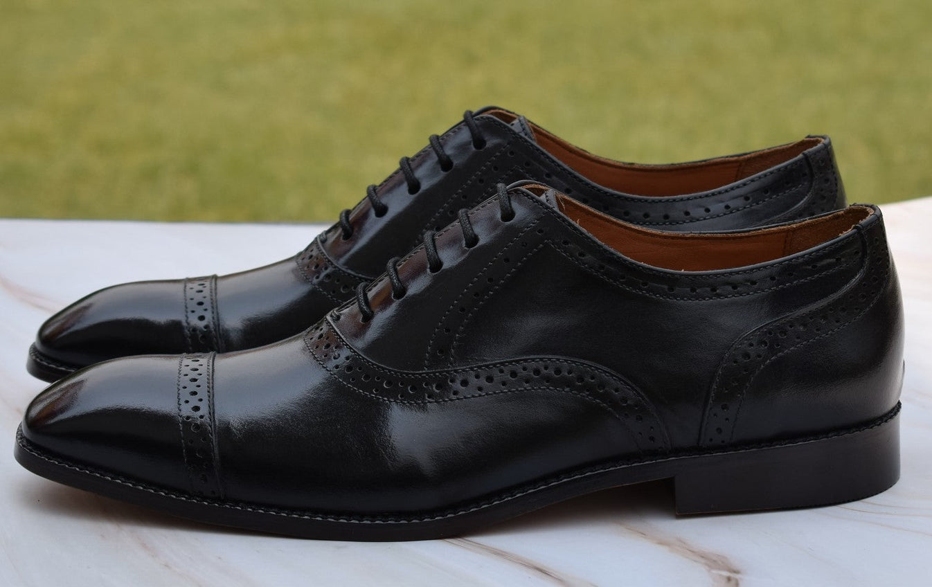 Robert Handmade Leather Brogue Shoes – SeeandWear