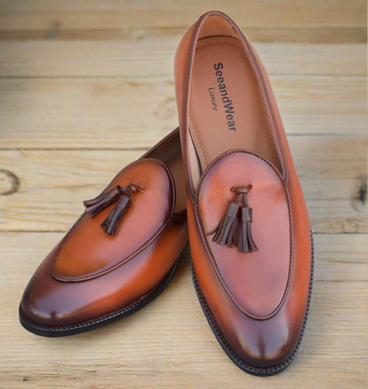 Lorenzo Leather Sole Shoes - Clearance
