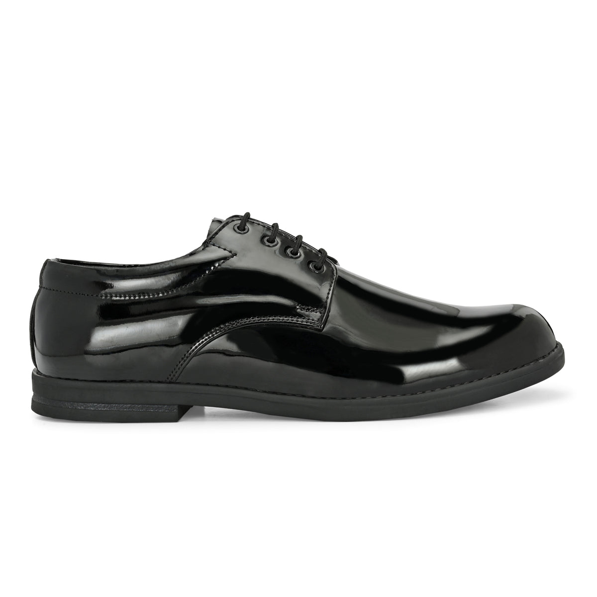Black Patent Leather High Gloss Navy Coast Guard Uniform Shoes