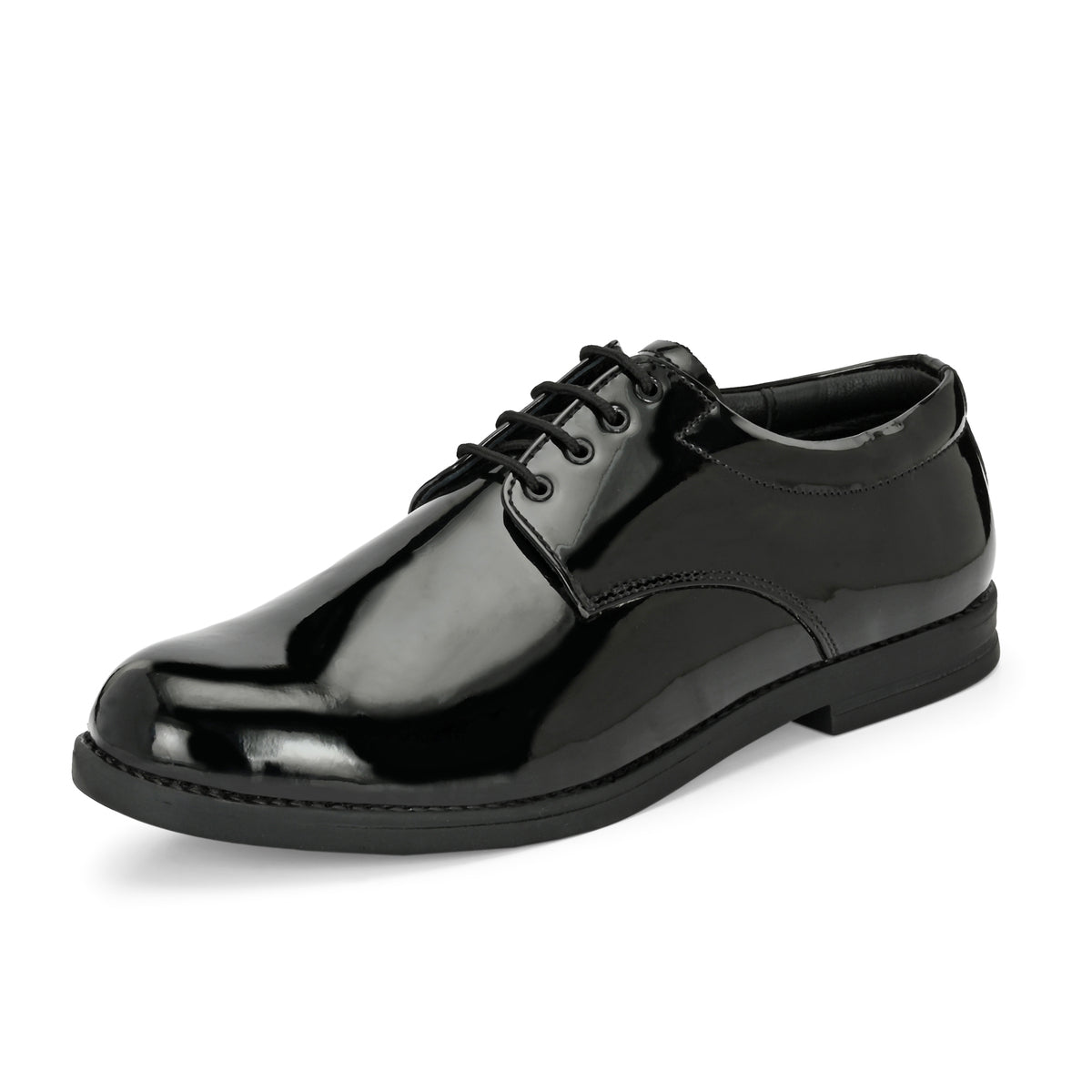 Black Patent Leather High Gloss Navy Coast Guard Uniform Shoes