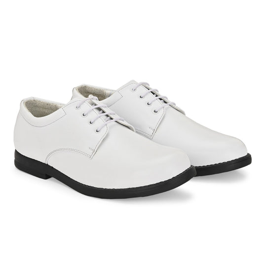 Navy Uniform Shoes White