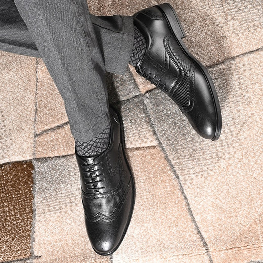 Brogue Leather Shoes For Men