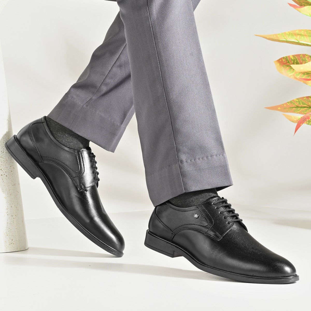 Derby Leather Formal Shoes for Men - SeeandWear