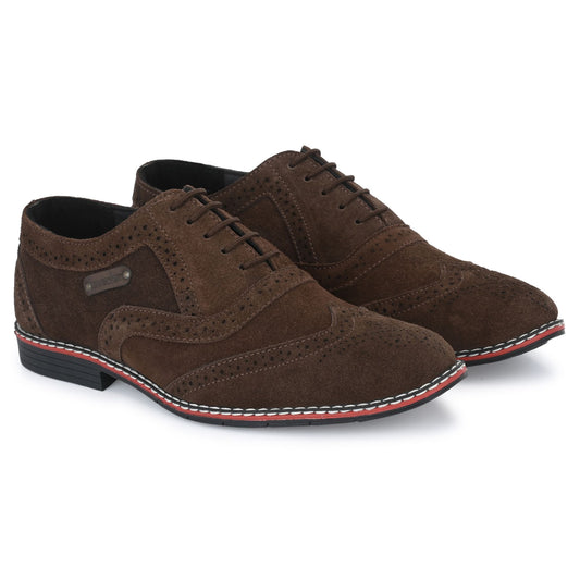 Derby Suede Leather Shoes